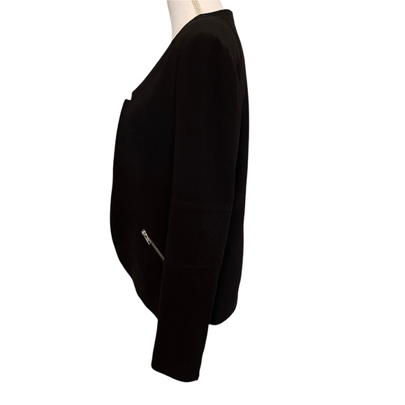 Maison Scotch Punk Radar Scotch & Soda Black Blazer Moto Style Sleeves Large/ - Picture 3 of 15